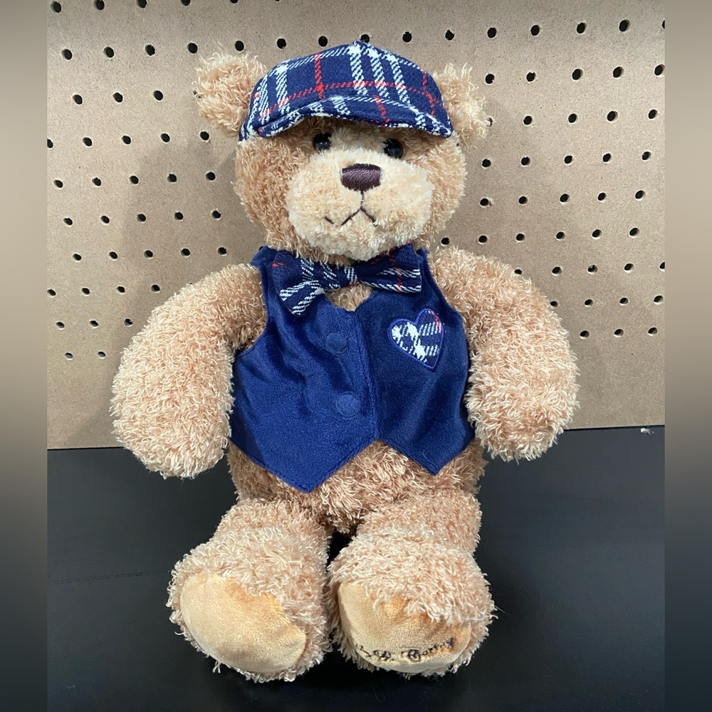 GUND Teddy B. Caring Limited Edition 16" Bear Plush Vest Cap Tie Office Depot